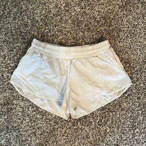 Small White Lululemon Athletic shorts